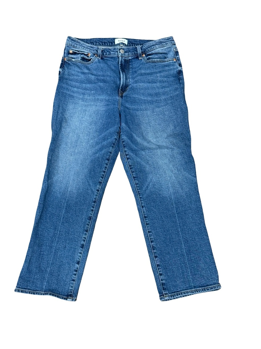 👖 Pistola Women's Charlie High Rise Straight Jeans – Agust Wash Size 32